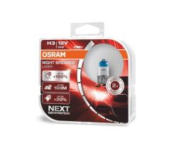 OSRAM H3 Night Breaker LASER BOX +150%